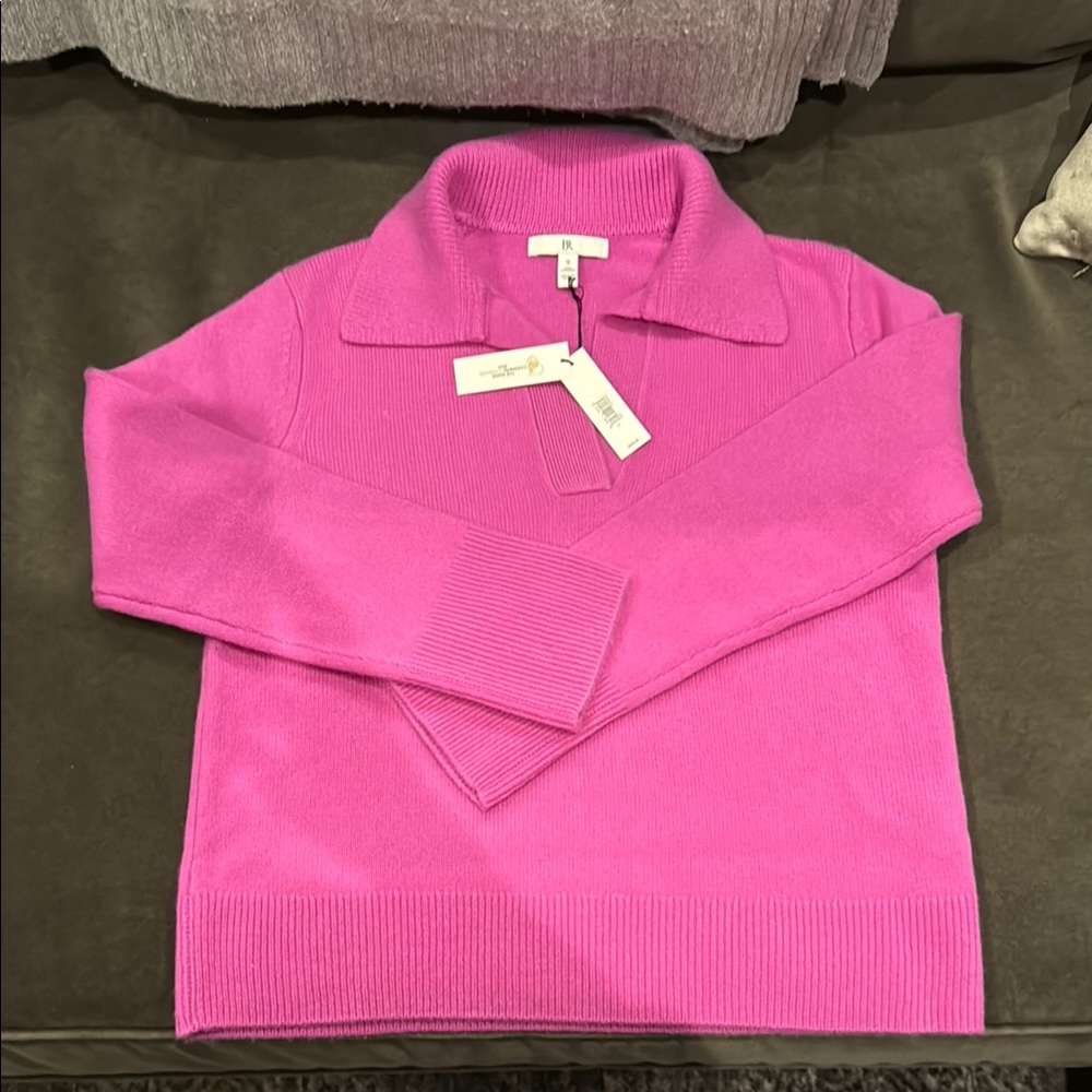 Banana Republic Cashmere Polo Sweater, Size S NWT